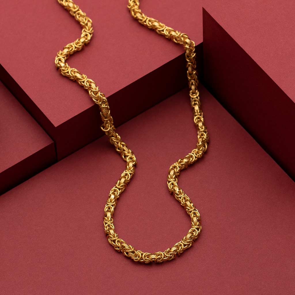 22k gold shop mens necklace