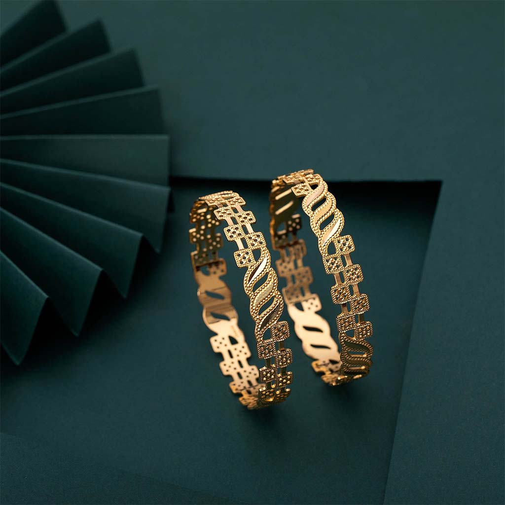 New gold bangle design on sale 2018