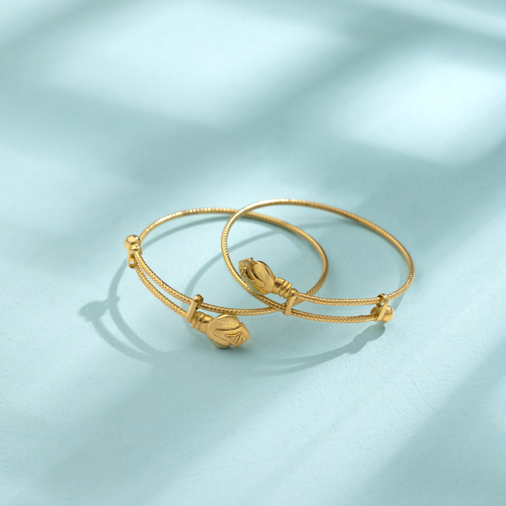 Gold bracelet for on sale baby boy