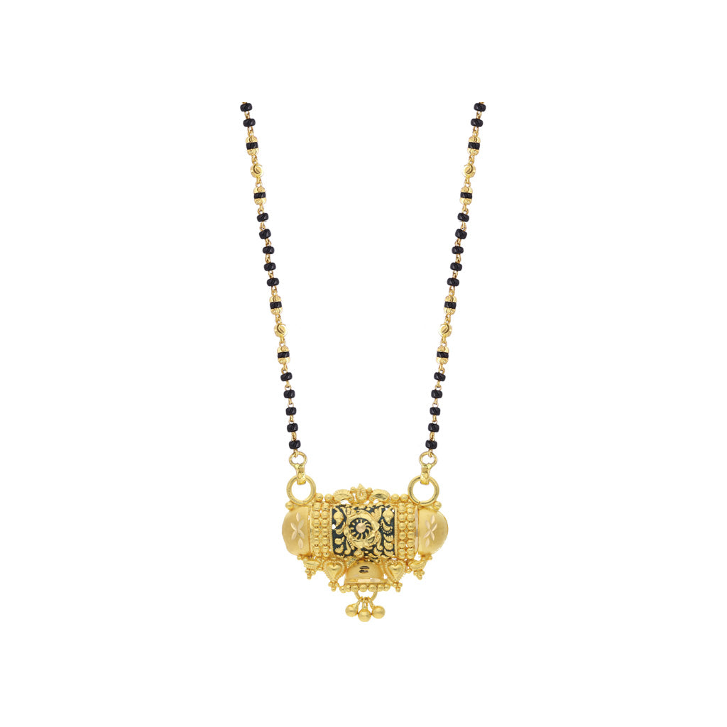 Gold mangalsutra design hot sale under 15000