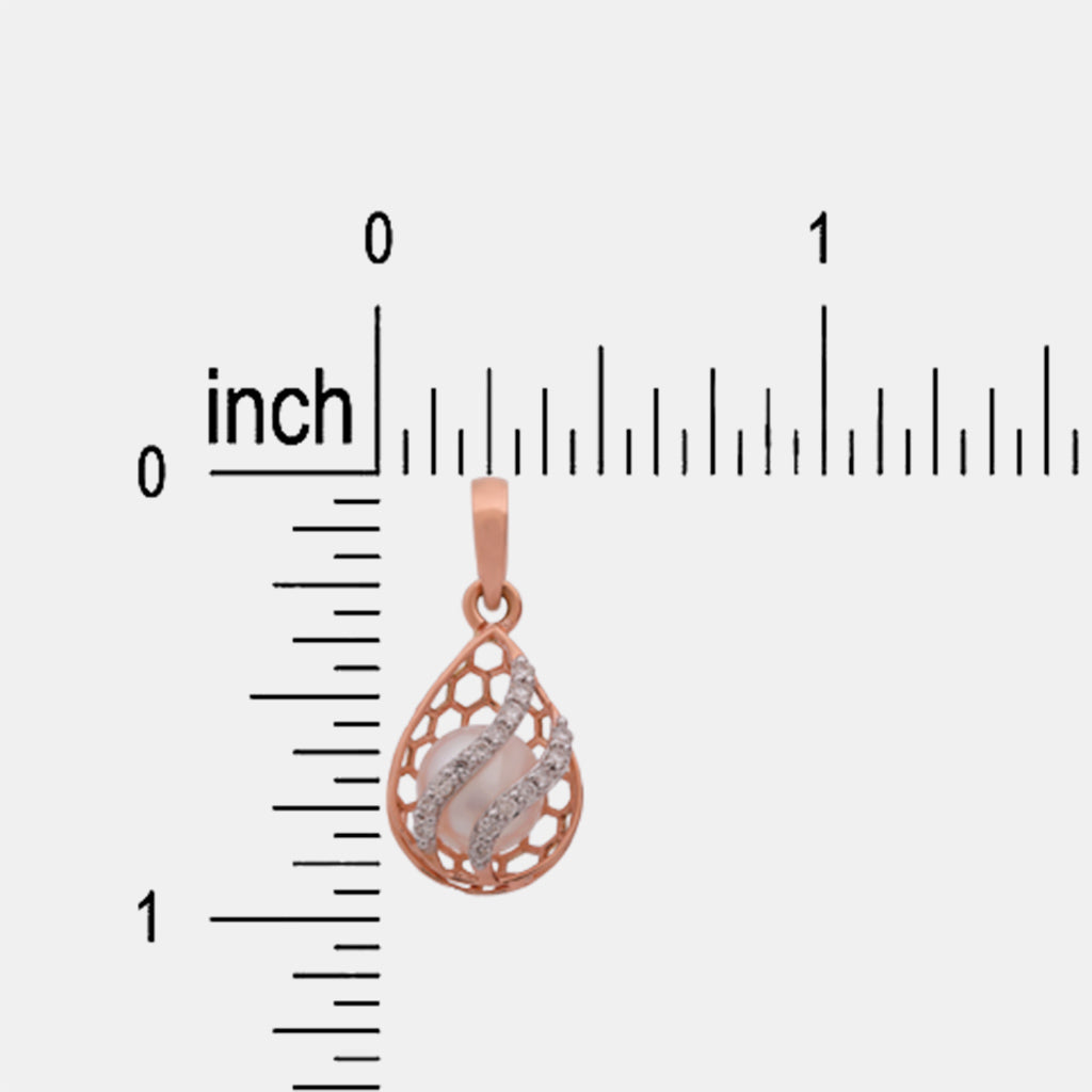 18k Real Diamond Pendants JDN-2307-09019