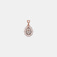 18k Real Diamond Pendant Set JDN-2307-09020