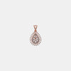 18k Real Diamond Pendant Set JDN-2307-09020