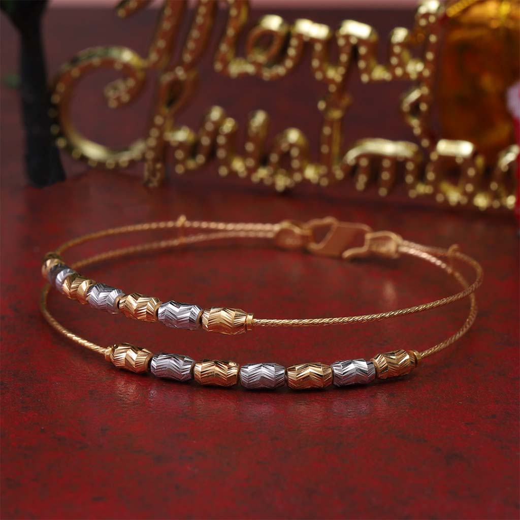 22k Plain Gold Bracelet JG-1812-1605