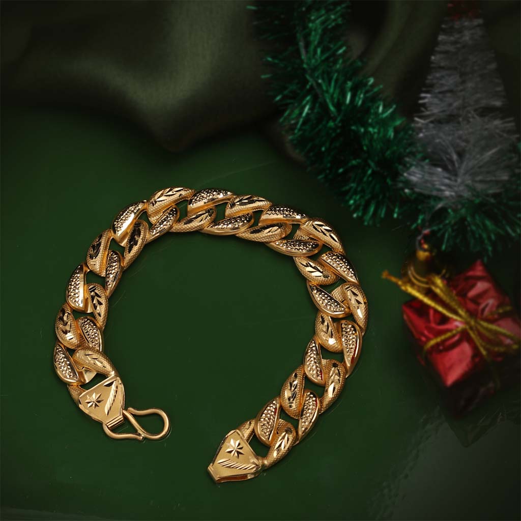 22k Plain Gold Bracelet JG-1812-1653