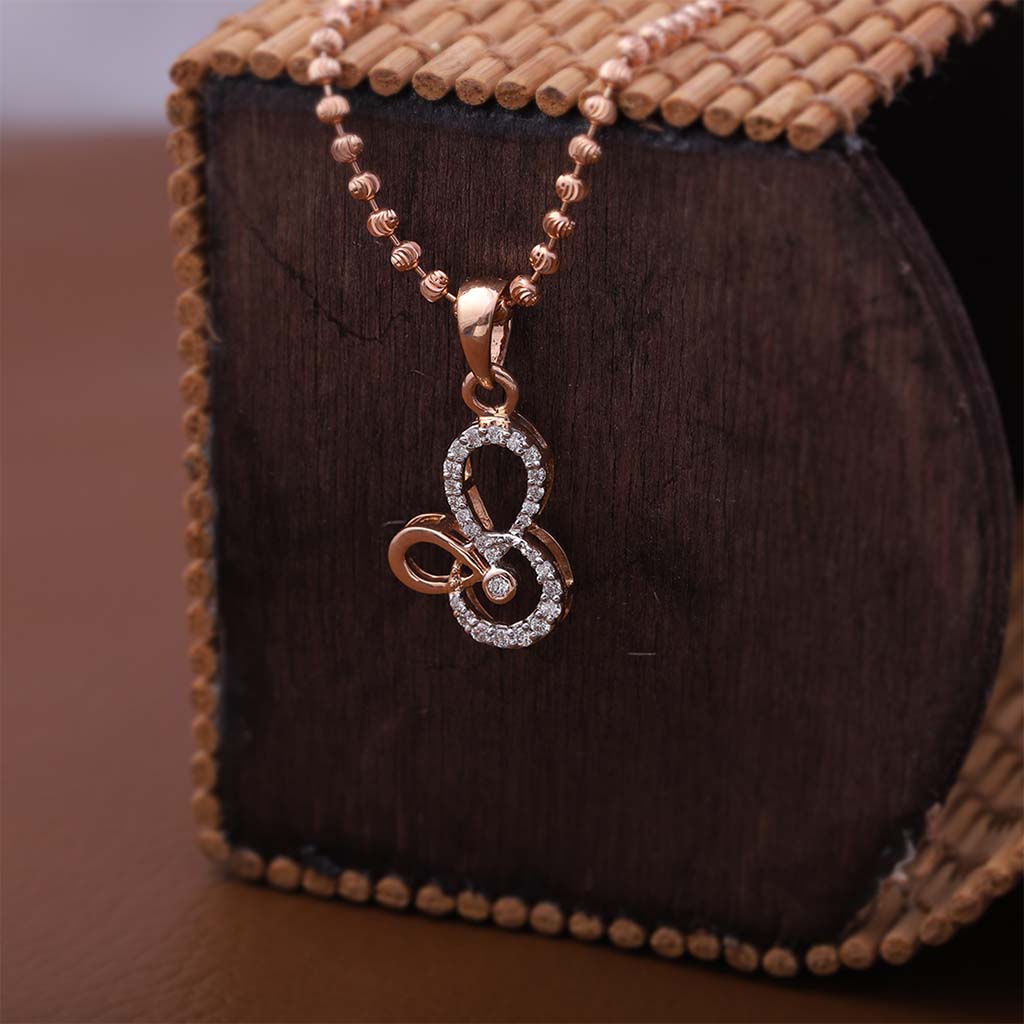 18k Real Diamond Pendants JG-1901-2094