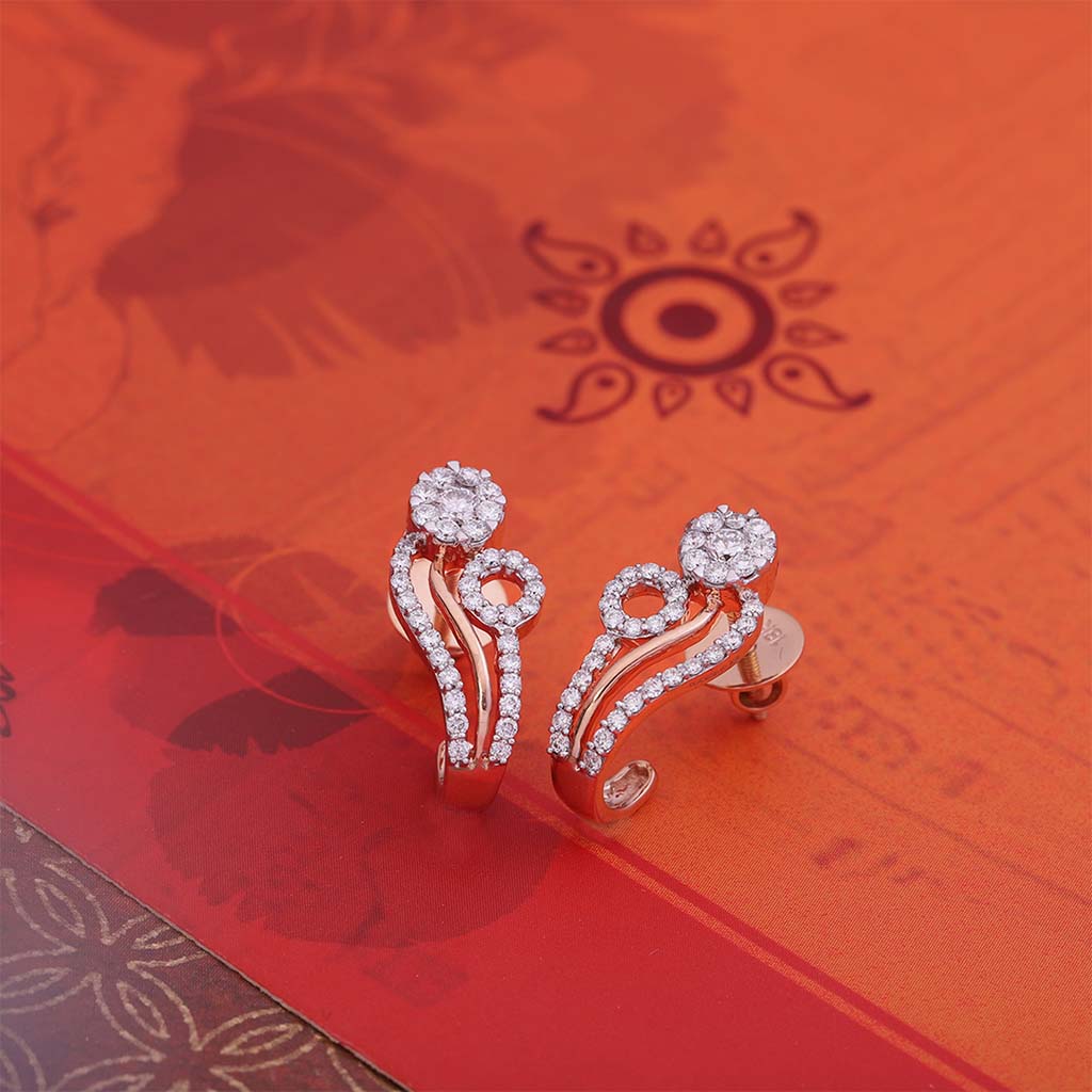 18k Real Diamond Earring JG-1901-2130