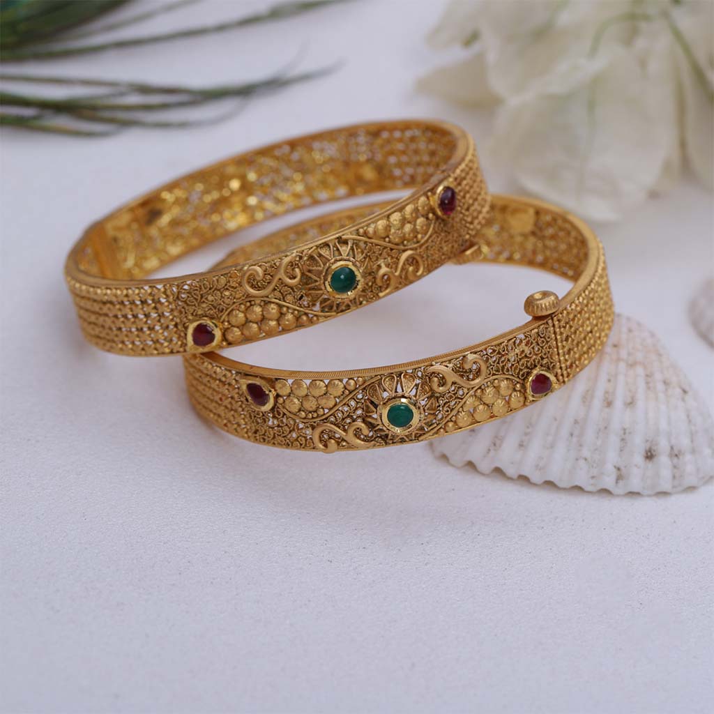 22k Jadtar Bangles JG-1901-3025