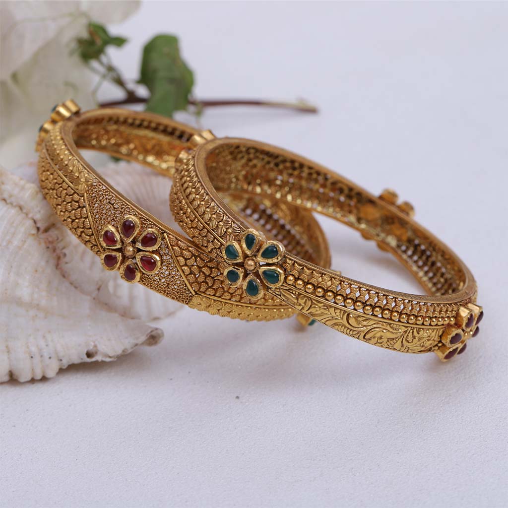 22k Jadtar Bangles JG-1901-3027