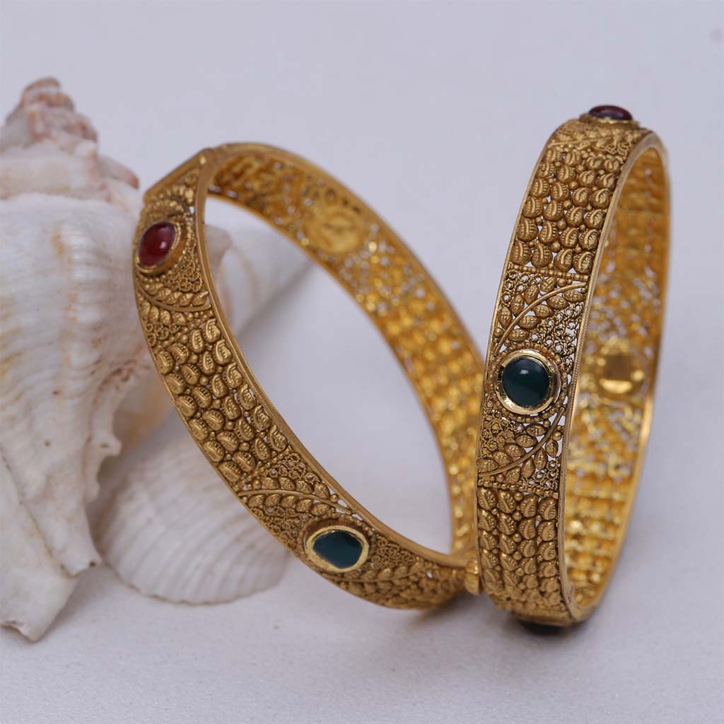 22k Jadtar Bangles JG-1901-3030