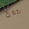 18k Real Diamond Pendant Set JG-1901-3155