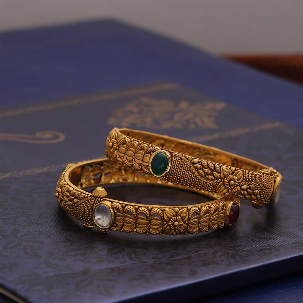 22k Jadtar Bangles JG-1902-2179