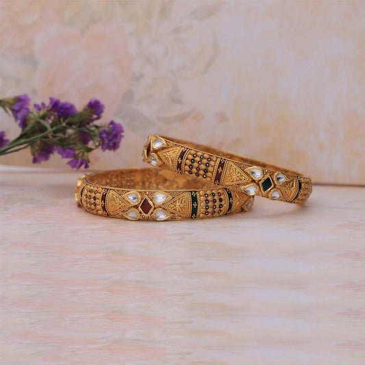 22k Jadtar Bangles JG-1902-3472