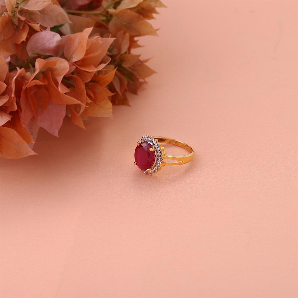 22k Gemstone Ring JG-1904-2419