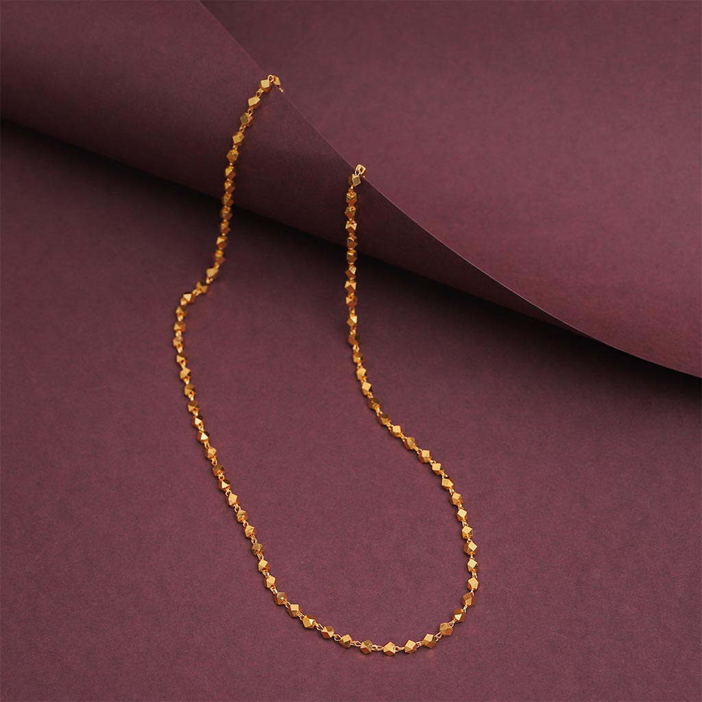 22k Plain Gold Chain JG-1905-2487