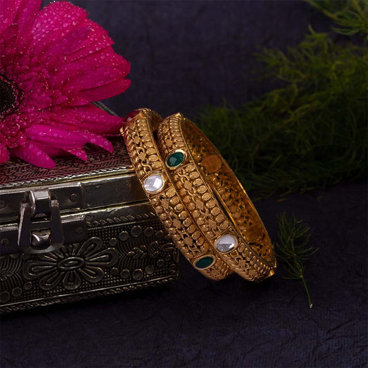 22k Jadtar Bangles JG-1907-2747