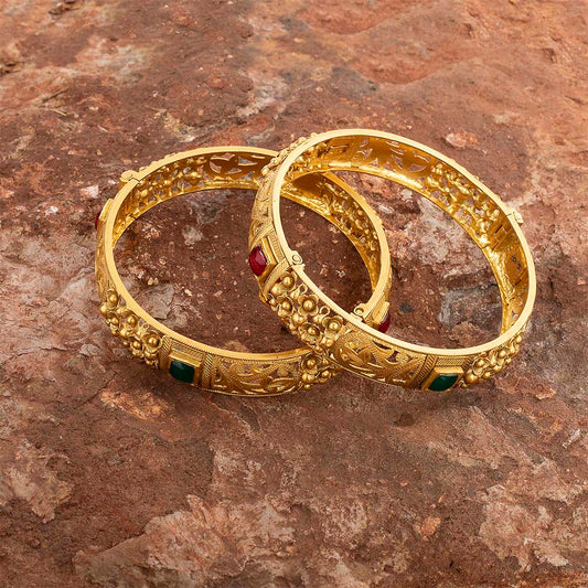 22k Jadtar Bangles JG-1907-2896