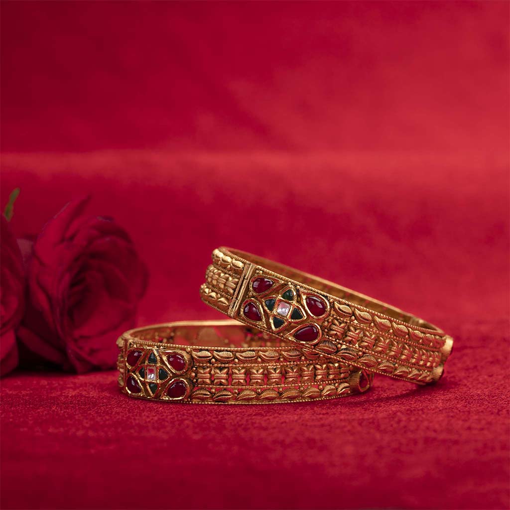 22k Jadtar Bangles JG-1908-00190