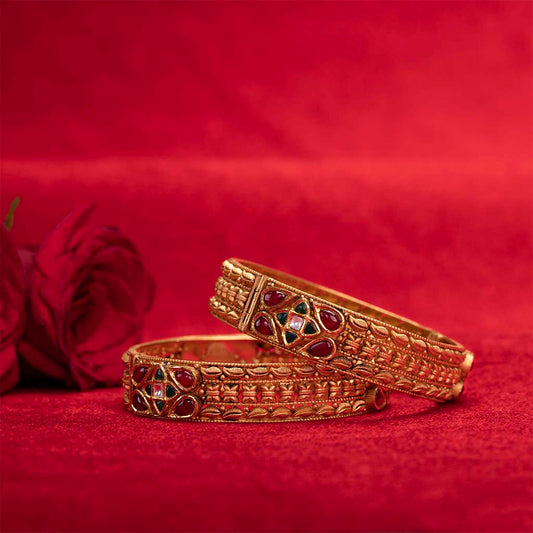 22k Jadtar Bangles JG-1908-00190