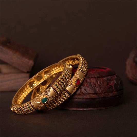 22k Jadtar Bangles JG-1910-00295