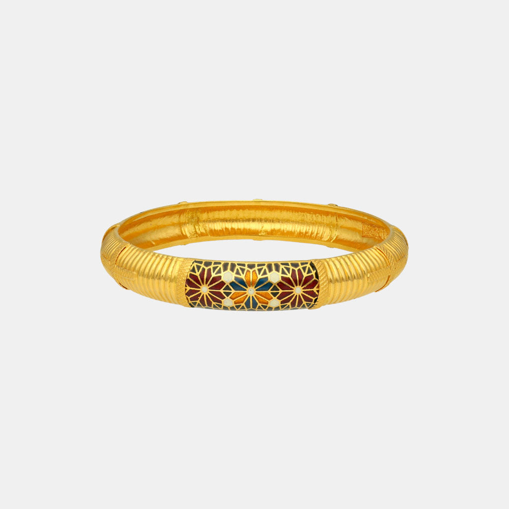 22k Plain Gold Bangles JG-1911-00576