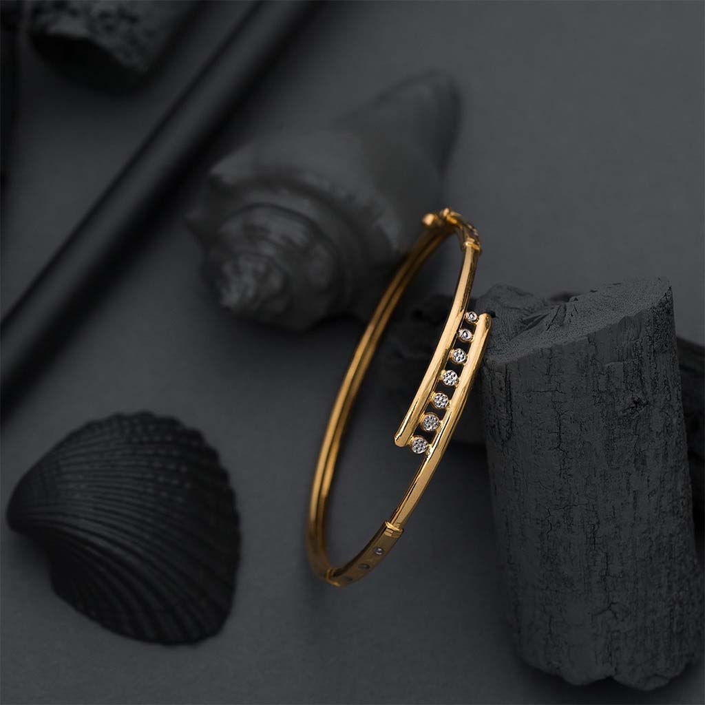 22k Plain Gold Bracelet JG-1912-01035