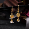 22k Plain Gold Earring JG-2002-01084