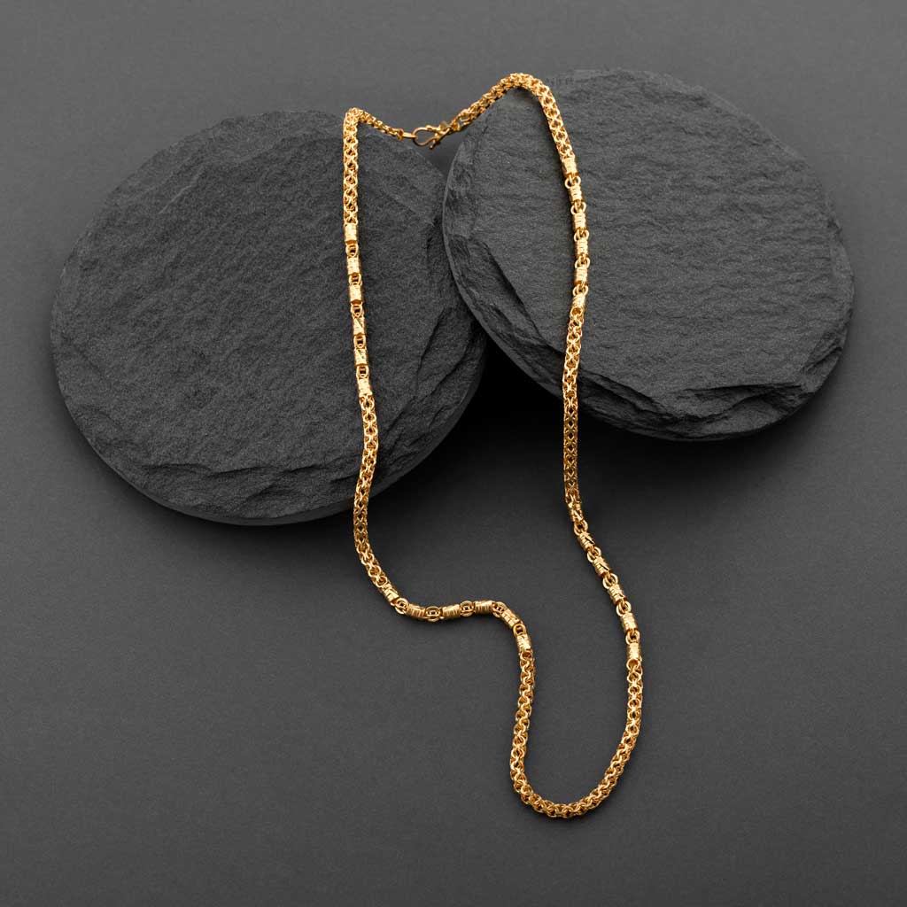 22k Plain Gold Chain JG-2002-01542