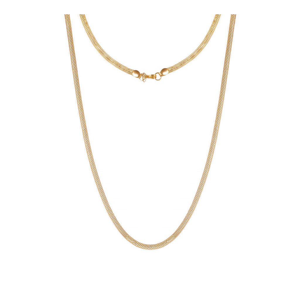 22k Plain Gold Chain JG-2107-01561