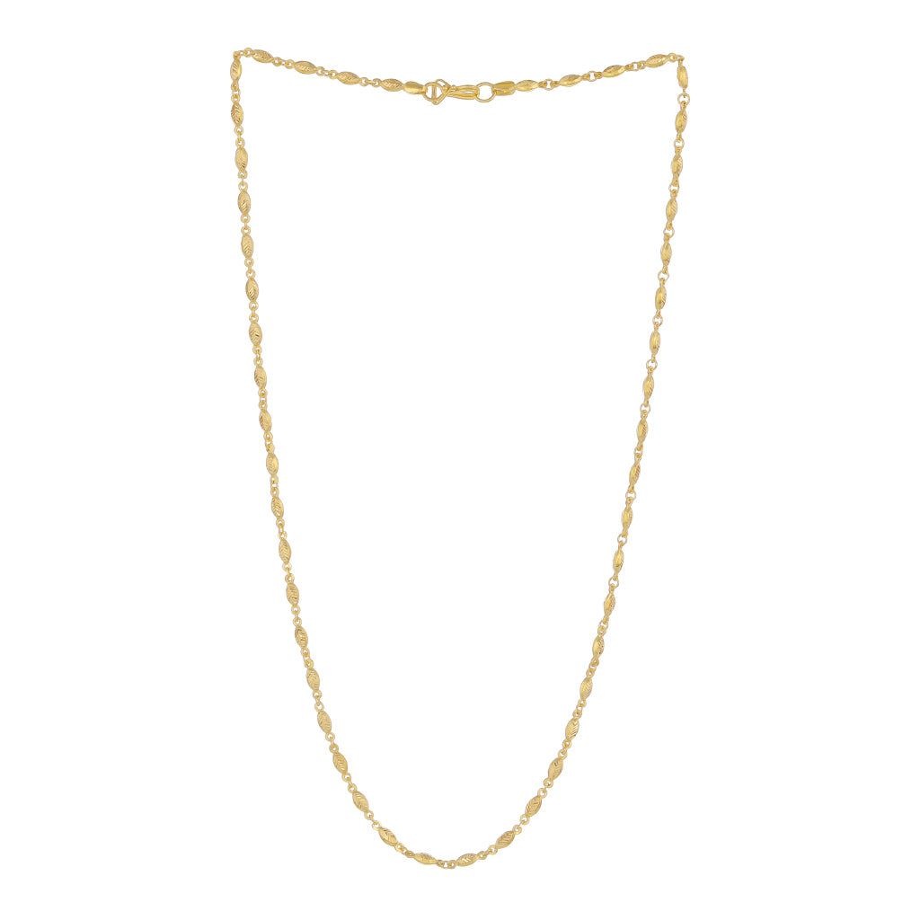 22k Plain Gold Chain JG-2108-03849