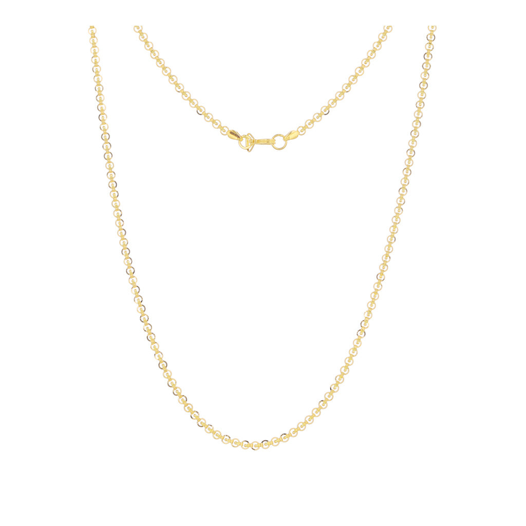 22k Plain Gold Chain JG-2108-03960