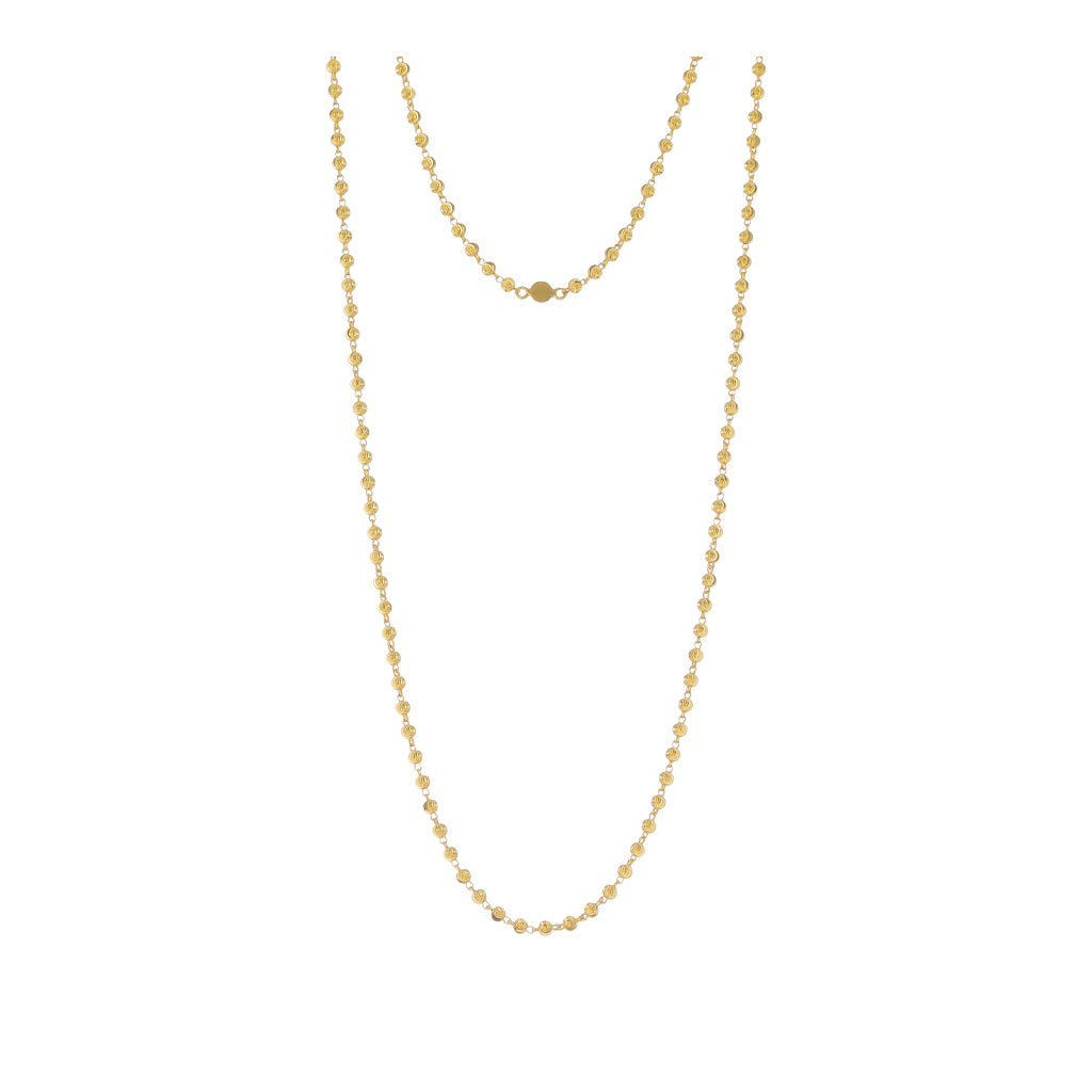 22k Plain Gold Chain JG-2108-04096