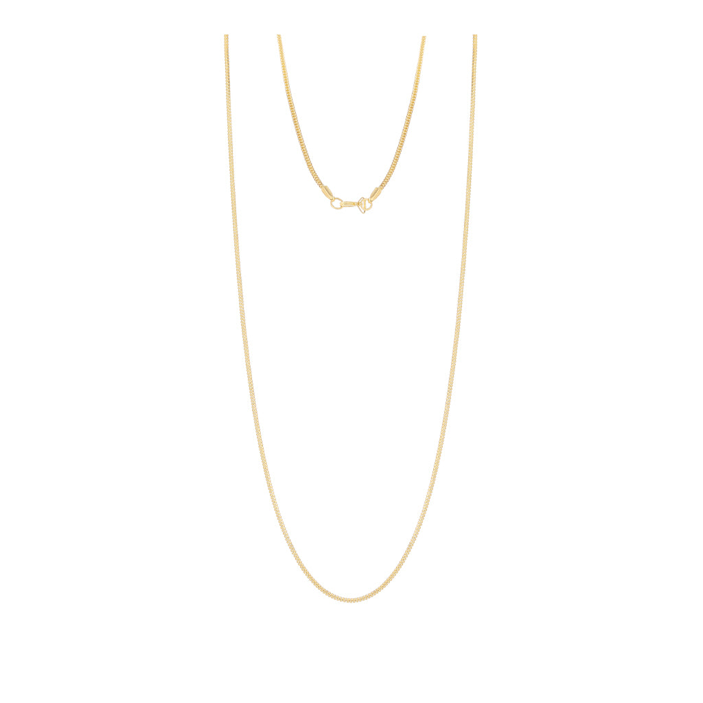 22k Plain Gold Chain JG-2108-04124