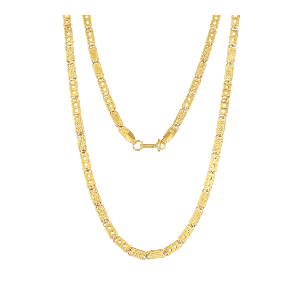 22k Plain Gold Chain JG-2108-04200