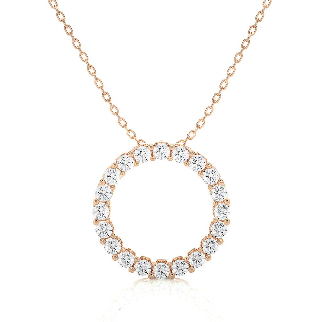 18k Real Diamond Pendants JGD-2305-08666