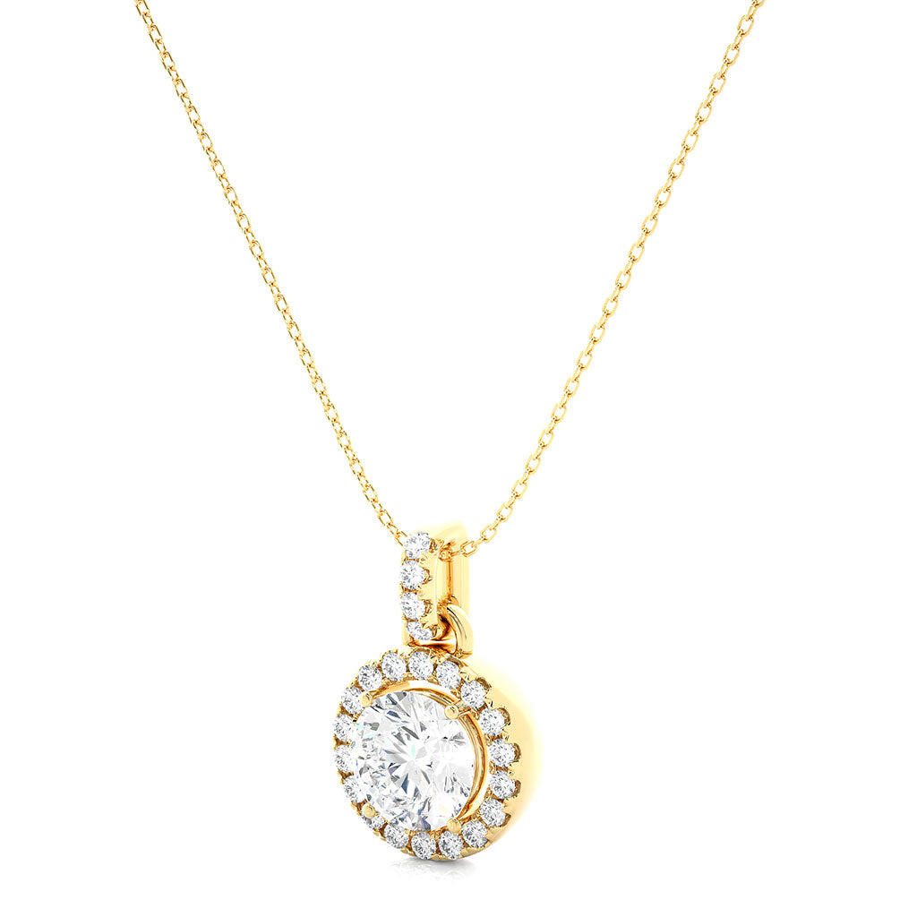 18k Real Diamond Pendants JGD-2305-08667