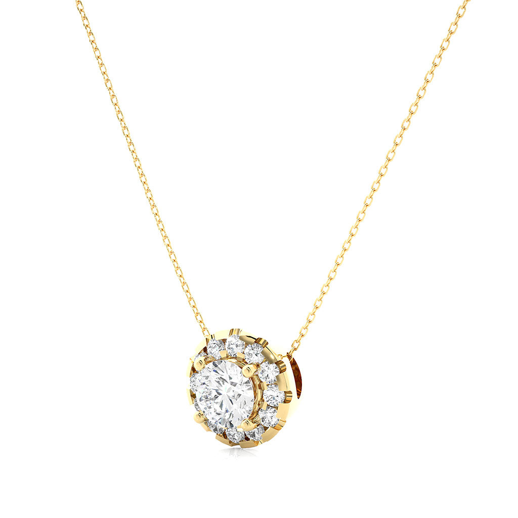 18k Real Diamond Pendants JGD-2305-08670