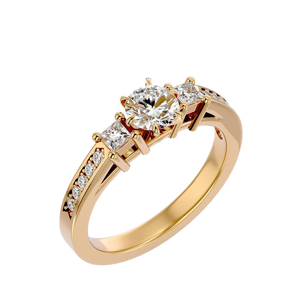 18k Real Diamond Ring JGD-2305-08676