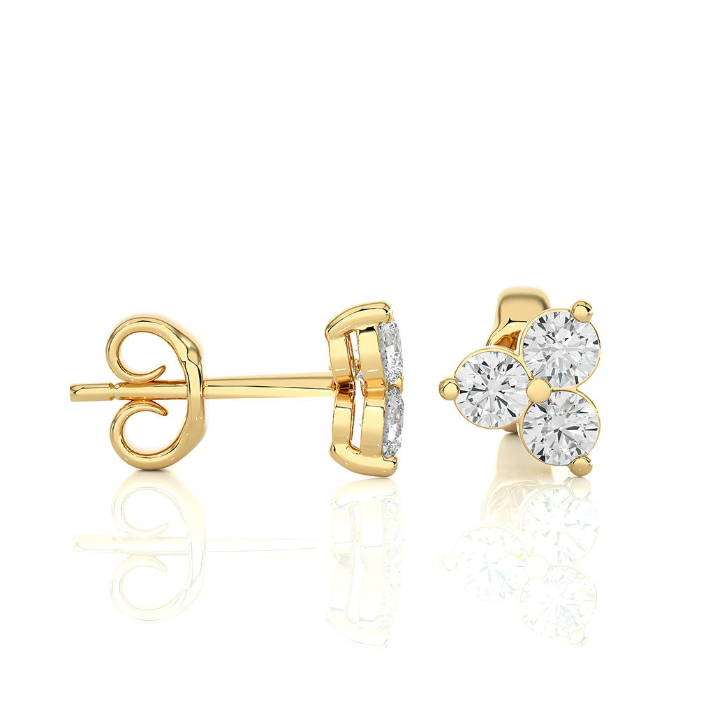 18k Real Diamond Earring JGD-2305-08704