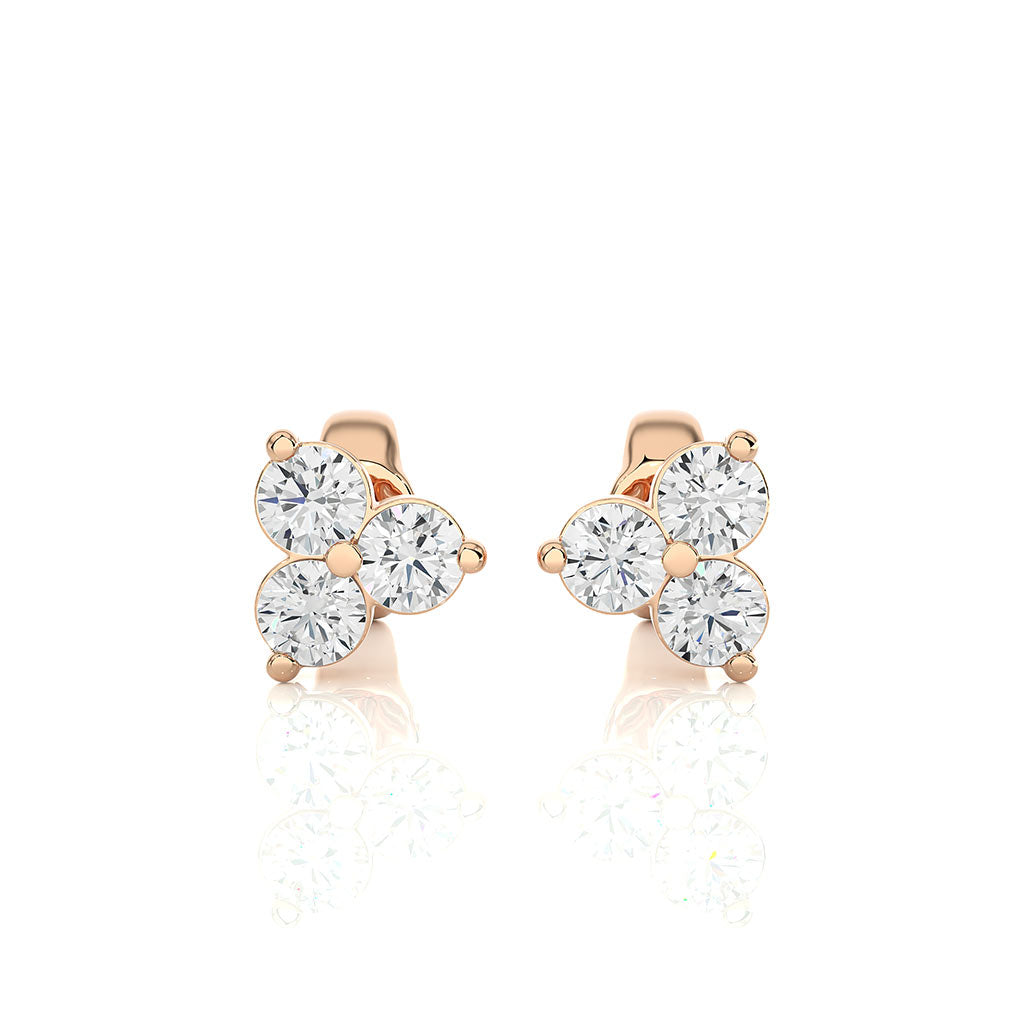 18k Real Diamond Earring JGD-2305-08704