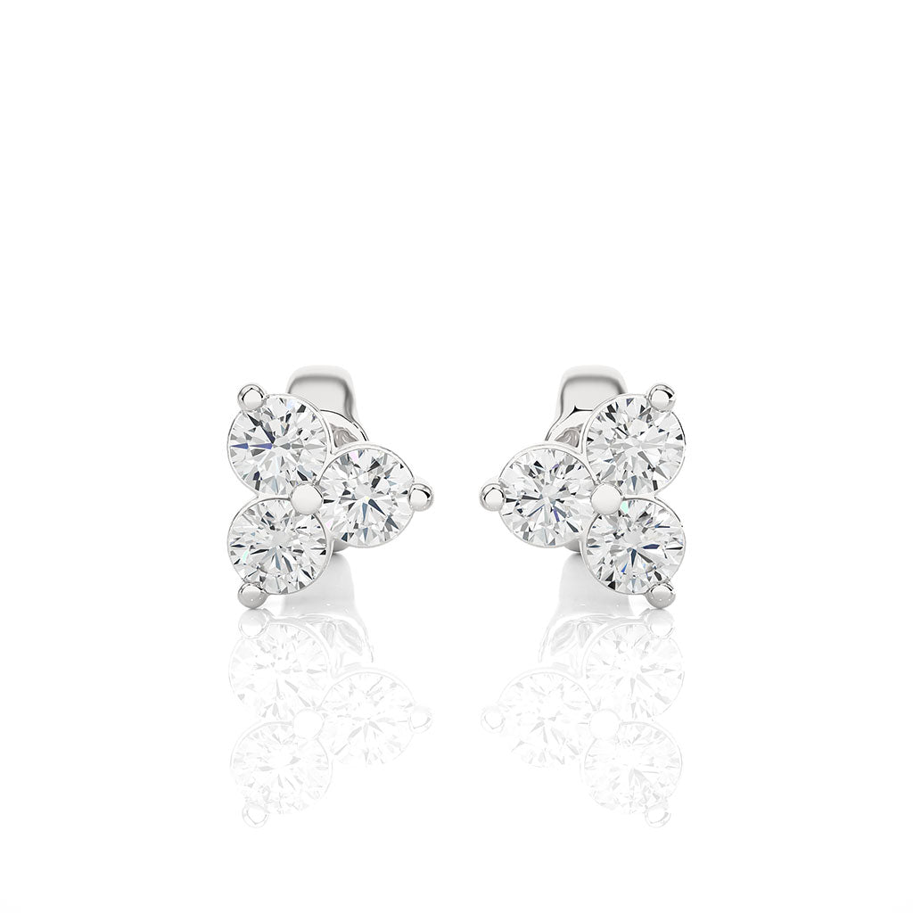 18k Real Diamond Earring JGD-2305-08704