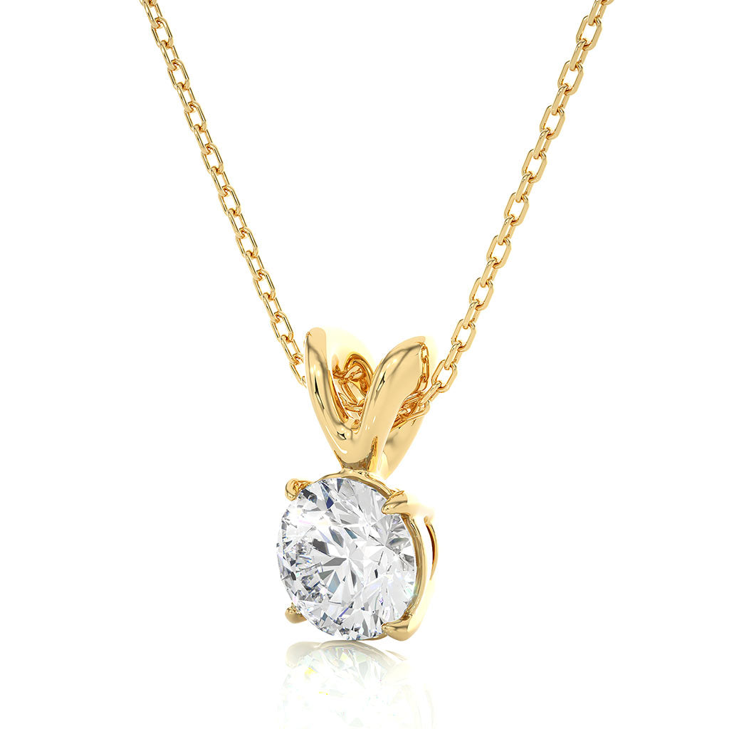 18k Real Diamond Pendants JGD-2305-08711