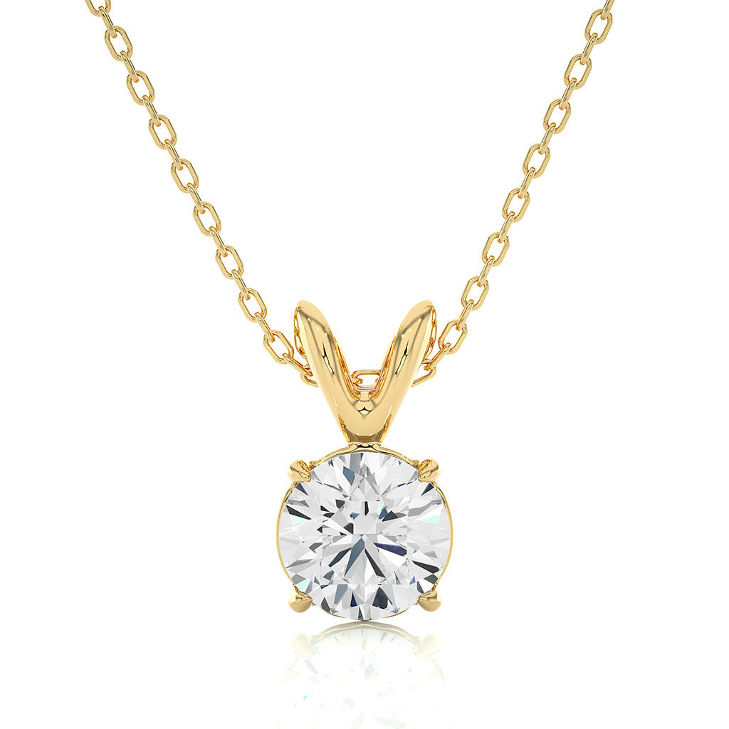 18k Real Diamond Pendants JGD-2305-08711