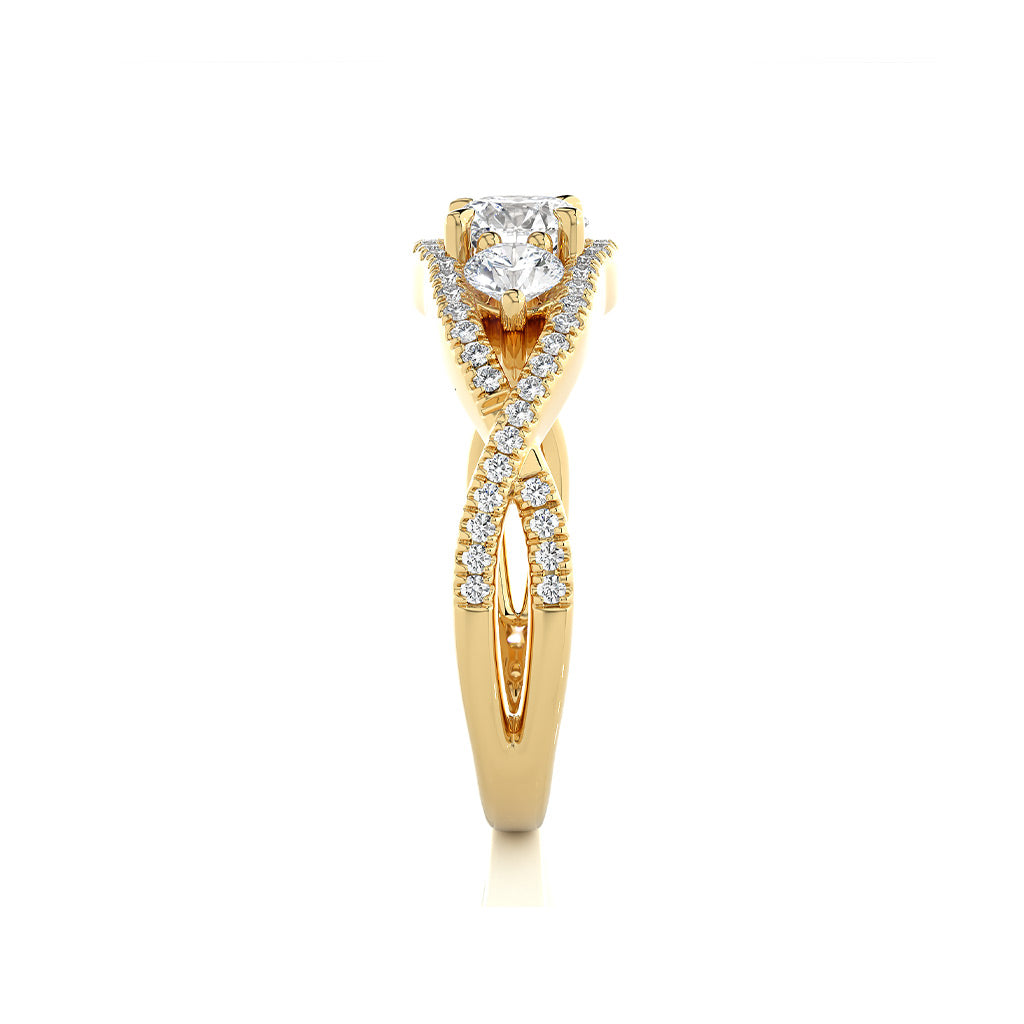 18k Real Diamond Ring JGD-2305-08740