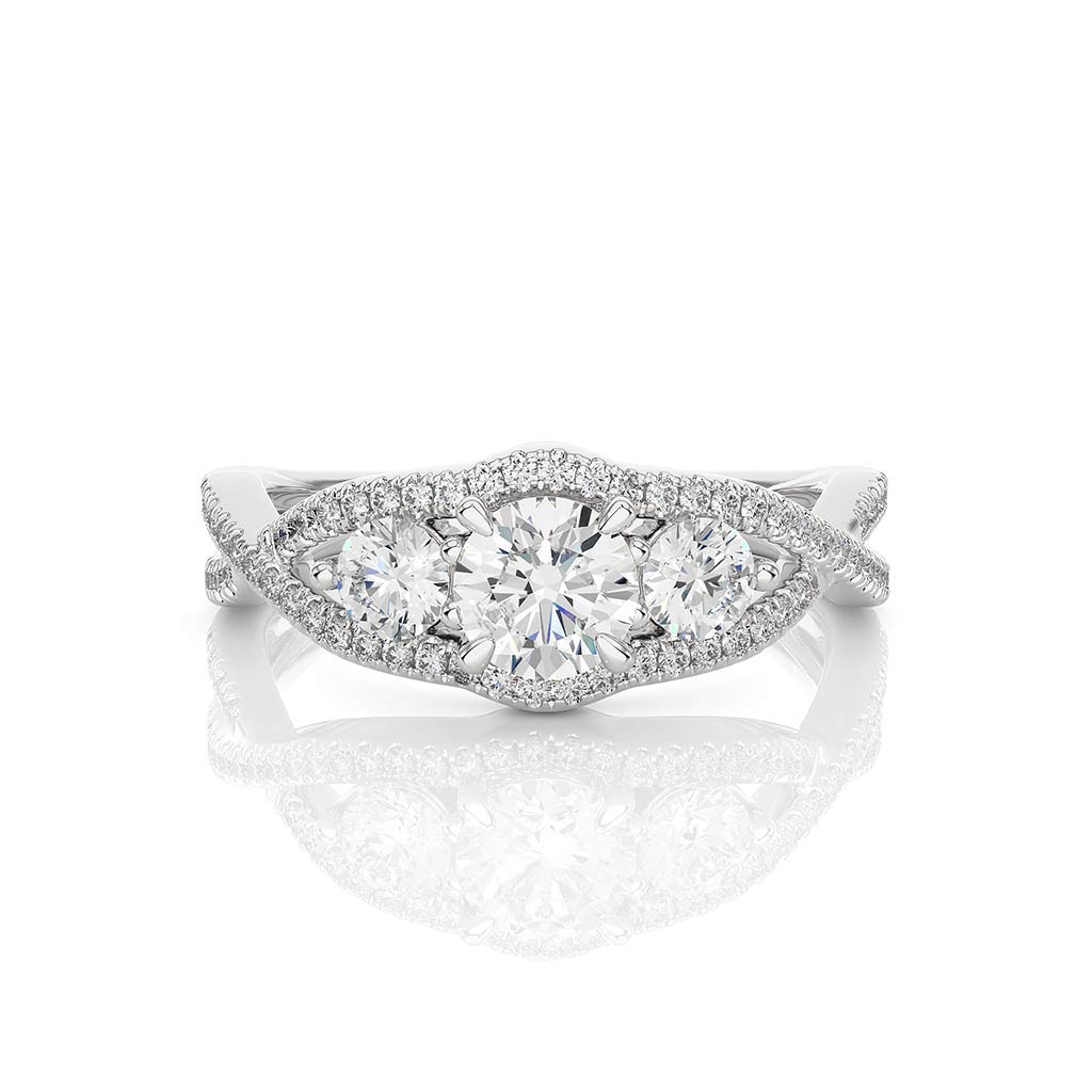 18k Real Diamond Ring JGD-2305-08740