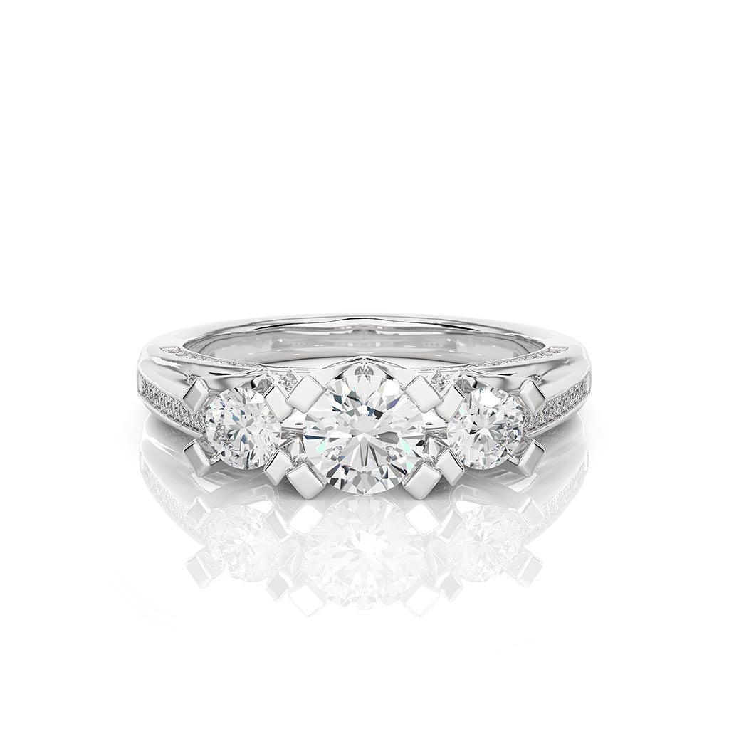 18k Real Diamond Ring JGD-2305-08741