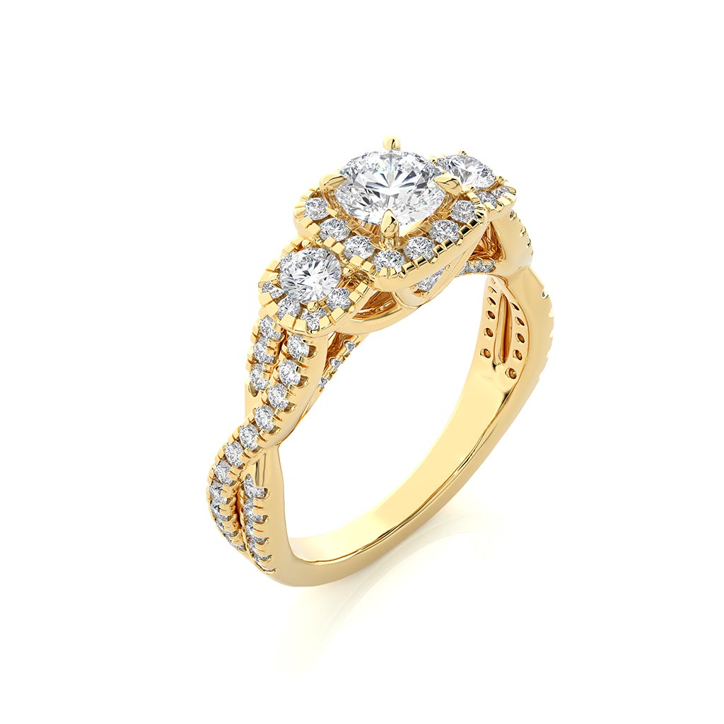 18k Real Diamond Ring JGD-2305-08742