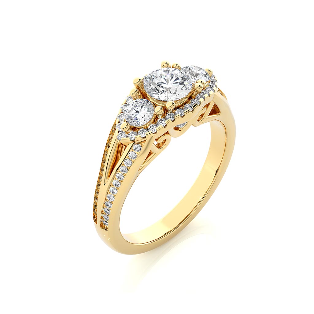 18k Real Diamond Ring JGD-2305-08743