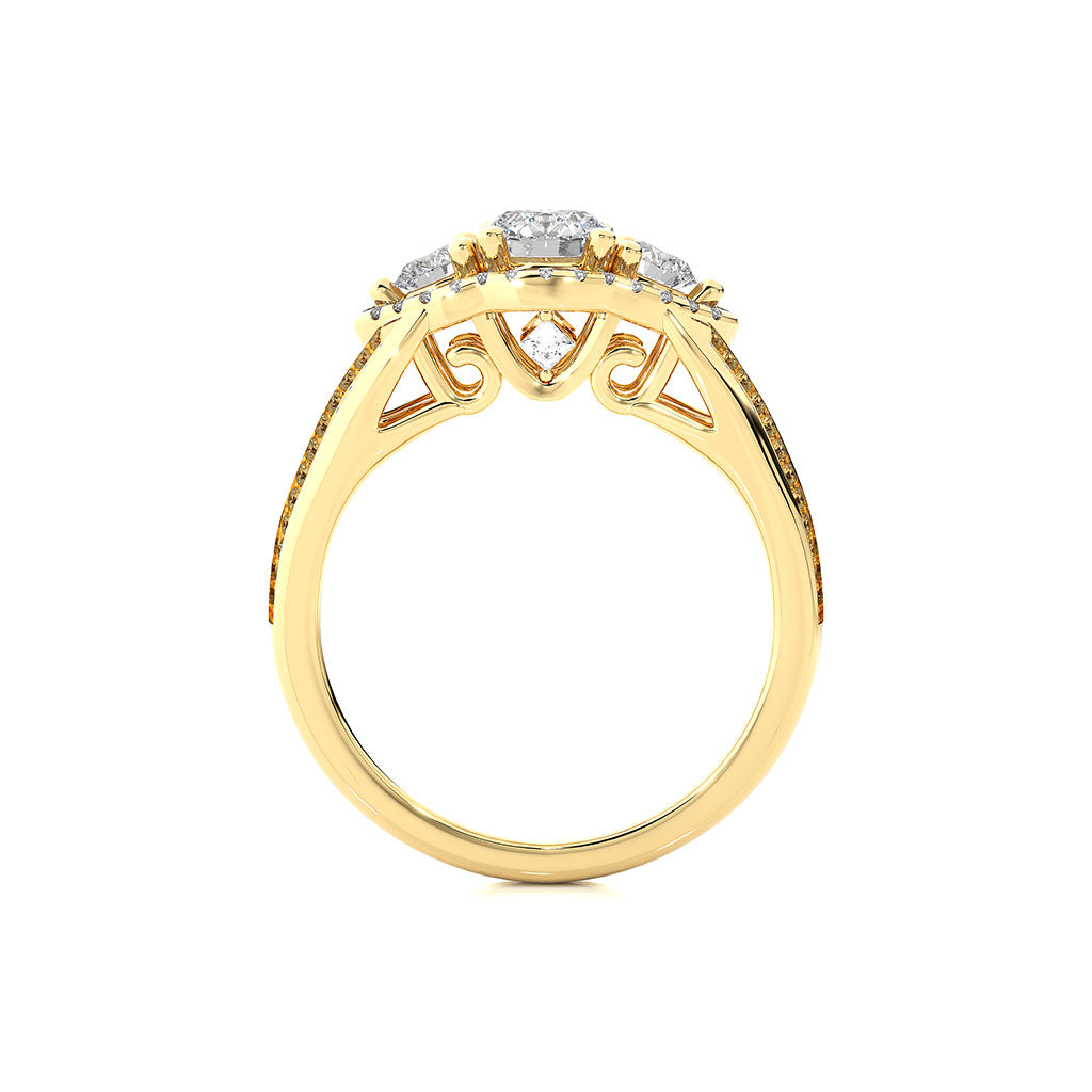 18k Real Diamond Ring JGD-2305-08743