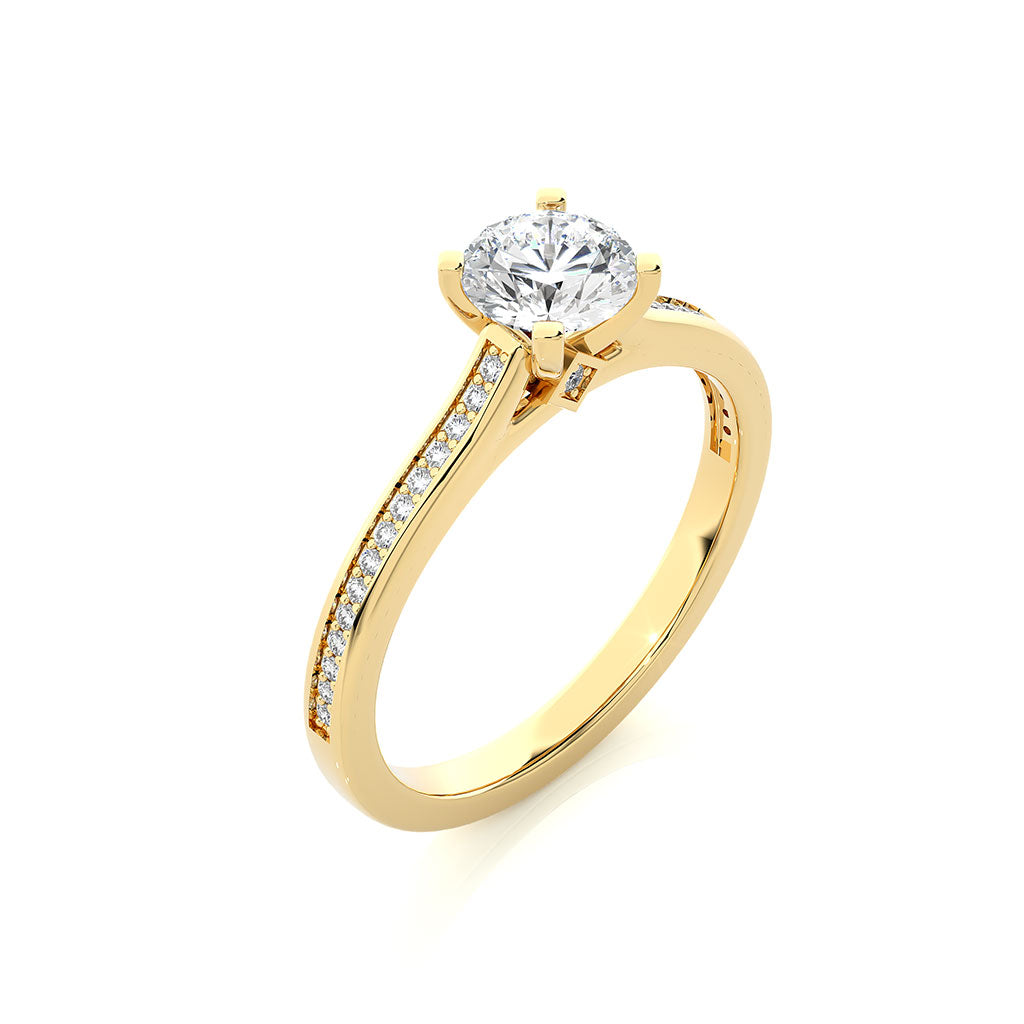 18k Real Diamond Ring JGD-2305-08745